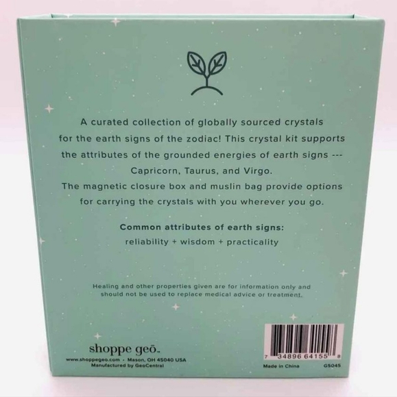 Zodiac Crystal Collection - 6 Stones For Earth Signs: Capricorn, Taurus, & Virgo - Picture 3 of 8